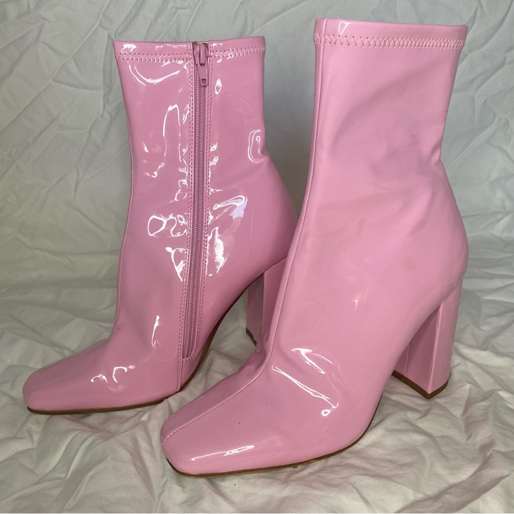 Pink Steve Madden Lynden Ankle Boots